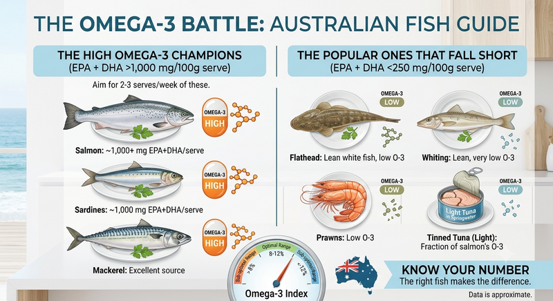 The best Australian fish for omega-3 (and the popular ones that fall short)