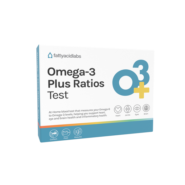 Omega-3 Plus Ratios at-home test kit with EPA, DHA, AA:EPA, Australia