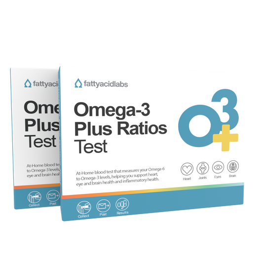 Omega-3 Plus Ratios — 2-Pack at-home omega-3 test kit, Australia